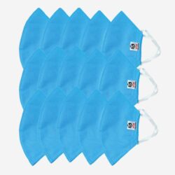 Conical Earloop Duraprot Medical Facemask Pack of 15 Self Disinfecting Medical Blue Colour Mask