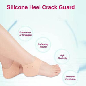 Anti Crack Silicone Half Gel Heel And Foot Protector Moisturizing Socks