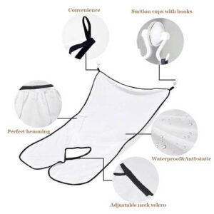 Beard Apron Hair Clippings Catcher Grooming Bib