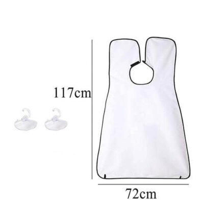 Beard Apron Hair Clippings Catcher Grooming Bib