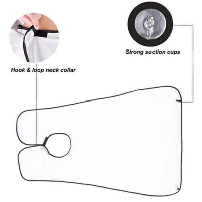 Beard Apron Hair Clippings Catcher Grooming Bib