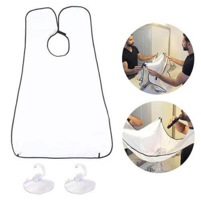 Beard Apron Hair Clippings Catcher Grooming Bib