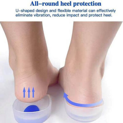 Gel Heel cups Silicon Heel Pad for Heel Ankle Pain