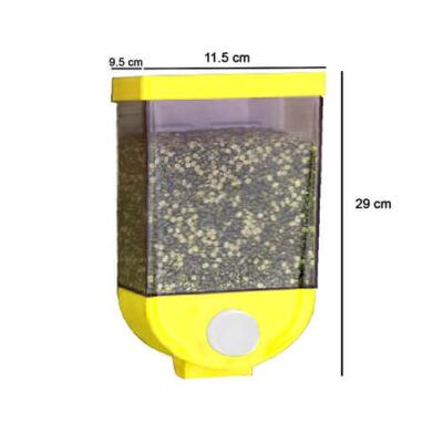 Wall Mounted Cereal Dispenser Tank Grain Dry Food Container (6)