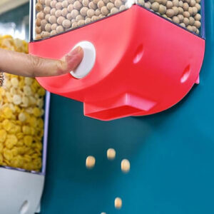 Wall Mounted Cereal Dispenser Tank Grain Dry Food Container (6)